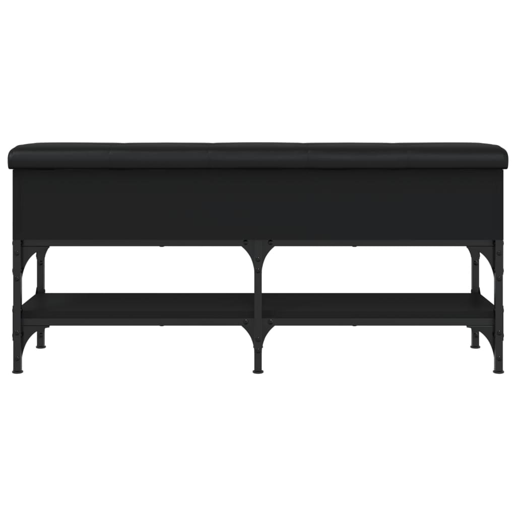 Schuhbank Schwarz 102x32x45 cm Holzwerkstoff - Pazzar.ch