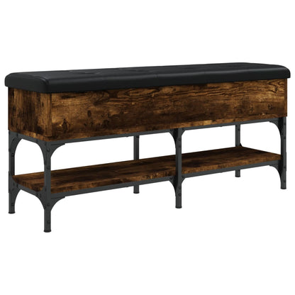 Schuhbank Räuchereiche 102x32x45 cm Holzwerkstoff - Pazzar.ch