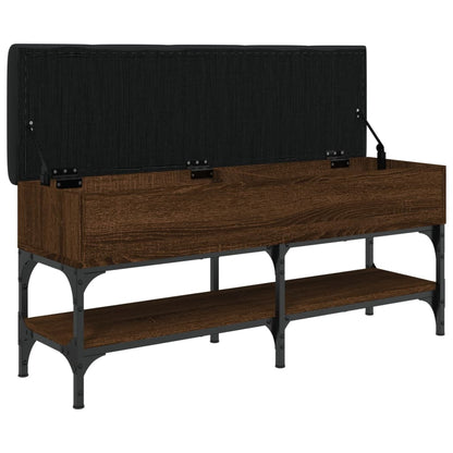 Schuhbank Braun Eichen-Optik 102x32x45 cm Holzwerkstoff - Pazzar.ch