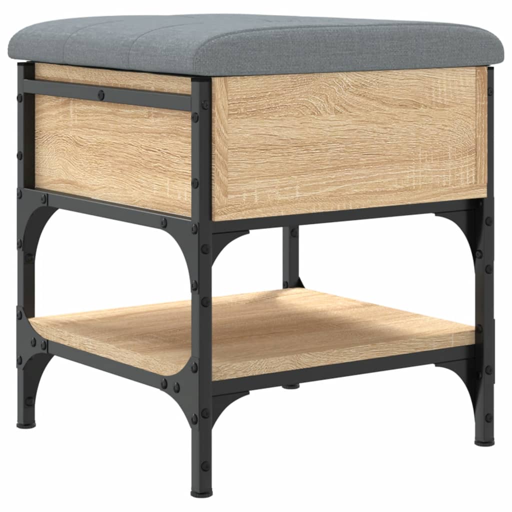 Schuhbank Sonoma-Eiche 42x42x45 cm Holzwerkstoff - Pazzar.ch