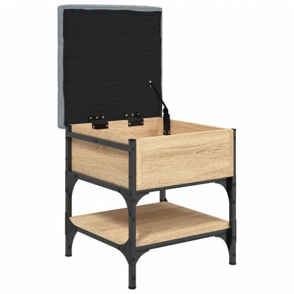 Schuhbank Sonoma-Eiche 42x42x45 cm Holzwerkstoff - Pazzar.ch