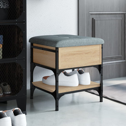 Schuhbank Sonoma-Eiche 42x42x45 cm Holzwerkstoff - Pazzar.ch