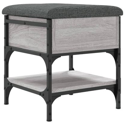 Schuhbank Grau Sonoma 42x42x45 cm Holzwerkstoff - Pazzar.ch