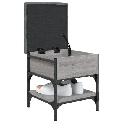 Schuhbank Grau Sonoma 42x42x45 cm Holzwerkstoff - Pazzar.ch