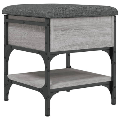 Schuhbank Grau Sonoma 42x42x45 cm Holzwerkstoff - Pazzar.ch
