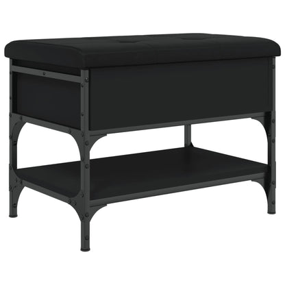 Schuhbank Schwarz 62x42x45 cm Holzwerkstoff - Pazzar.ch