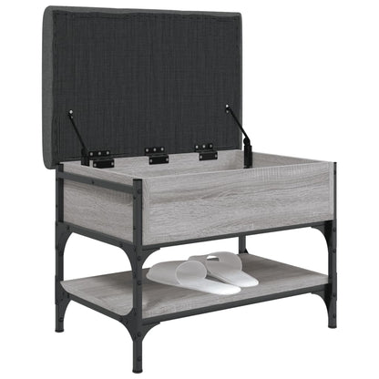 Schuhbank Grau Sonoma 62x42x45 cm Holzwerkstoff - Pazzar.ch