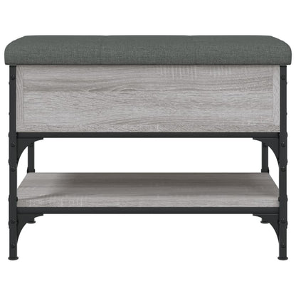 Schuhbank Grau Sonoma 62x42x45 cm Holzwerkstoff - Pazzar.ch