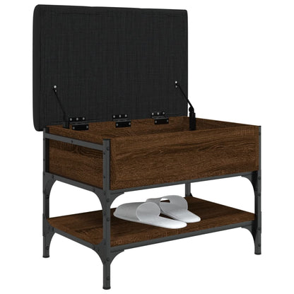 Schuhbank Braun Eichen-Optik 62x42x45 cm Holzwerkstoff - Pazzar.ch