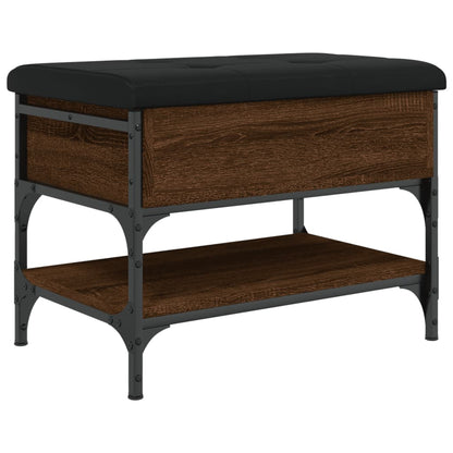 Schuhbank Braun Eichen-Optik 62x42x45 cm Holzwerkstoff - Pazzar.ch