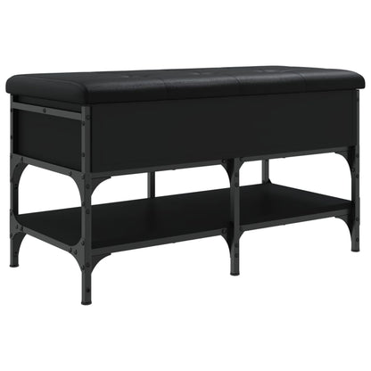 Schuhbank Schwarz 82x42x45 cm Holzwerkstoff - Pazzar.ch