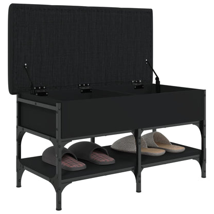 Schuhbank Schwarz 82x42x45 cm Holzwerkstoff - Pazzar.ch