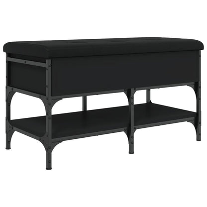 Schuhbank Schwarz 82x42x45 cm Holzwerkstoff - Pazzar.ch