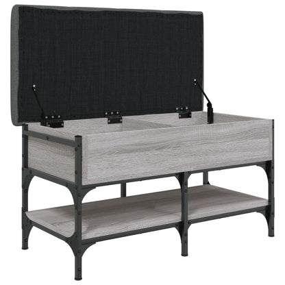Schuhbank Grau Sonoma 82x42x45 cm Holzwerkstoff - Pazzar.ch