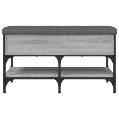 Schuhbank Grau Sonoma 82x42x45 cm Holzwerkstoff - Pazzar.ch