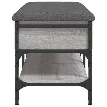 Schuhbank Grau Sonoma 82x42x45 cm Holzwerkstoff - Pazzar.ch