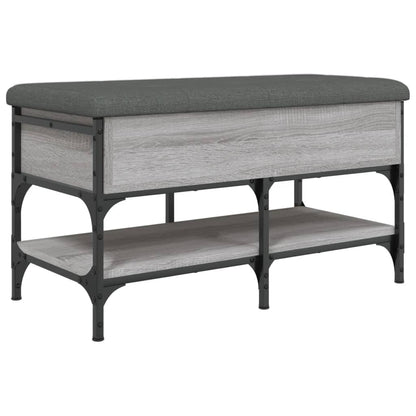 Schuhbank Grau Sonoma 82x42x45 cm Holzwerkstoff - Pazzar.ch
