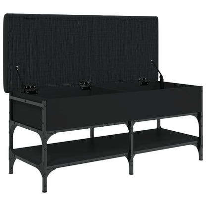 Schuhbank Schwarz 102x42x45 cm Holzwerkstoff - Pazzar.ch
