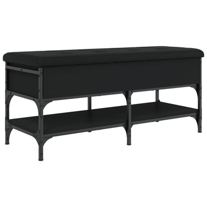 Schuhbank Schwarz 102x42x45 cm Holzwerkstoff - Pazzar.ch