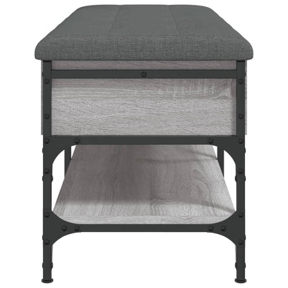 Schuhbank Grau Sonoma 102x42x45 cm Holzwerkstoff - Pazzar.ch