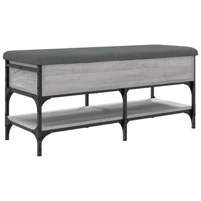 Schuhbank Grau Sonoma 102x42x45 cm Holzwerkstoff - Pazzar.ch
