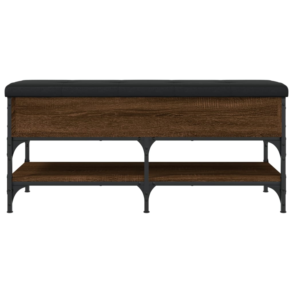 Schuhbank Braun Eichen-Optik 102x42x45 cm Holzwerkstoff - Pazzar.ch