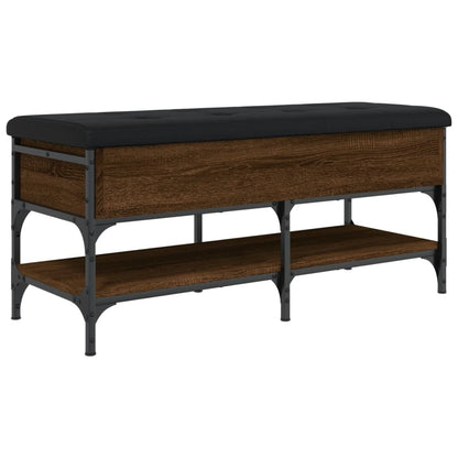 Schuhbank Braun Eichen-Optik 102x42x45 cm Holzwerkstoff - Pazzar.ch