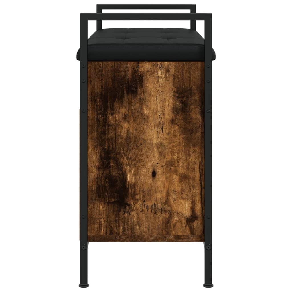 Schuhbank Räuchereiche 65,5x32x57,5 cm Holzwerkstoff - Pazzar.ch