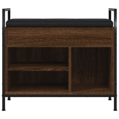 Schuhbank Braun Eichen-Optik 65,5x32x57,5 cm Holzwerkstoff - Pazzar.ch
