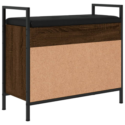 Schuhbank Braun Eichen-Optik 65,5x32x57,5 cm Holzwerkstoff - Pazzar.ch