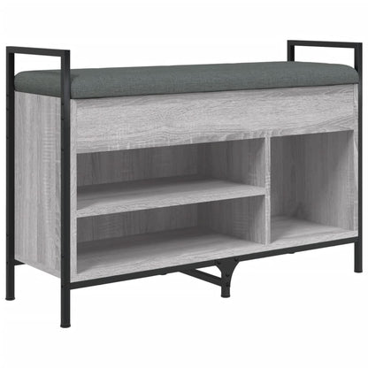 Schuhbank Grau Sonoma 85,5x32x57,5 cm Holzwerkstoff - Pazzar.ch
