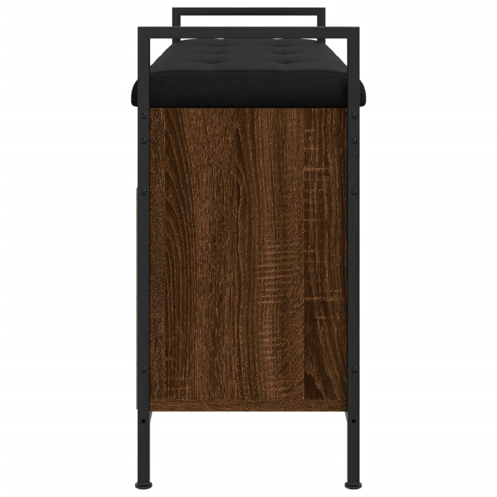 Schuhbank Braun Eichen-Optik 85,5x32x57,5 cm Holzwerkstoff - Pazzar.ch