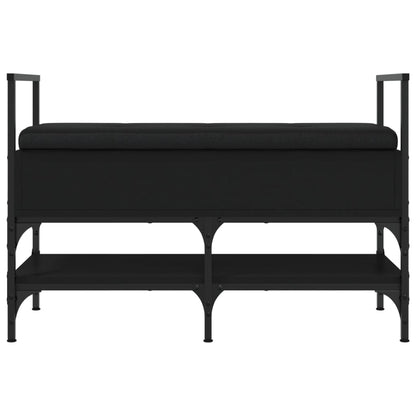 Schuhbank Schwarz 85,5x42x57,5 cm Holzwerkstoff - Pazzar.ch