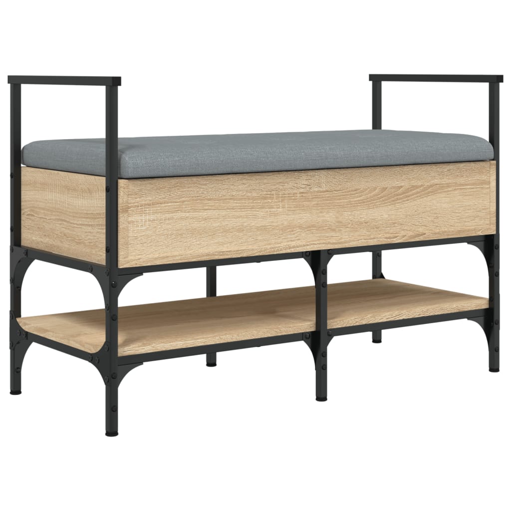 Schuhbank Sonoma-Eiche 85,5x42x57,5 cm Holzwerkstoff - Pazzar.ch
