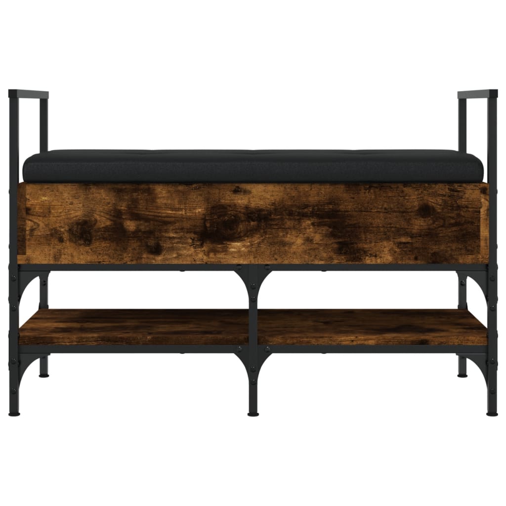 Schuhbank Räuchereiche 85,5x42x57,5 cm Holzwerkstoff - Pazzar.ch