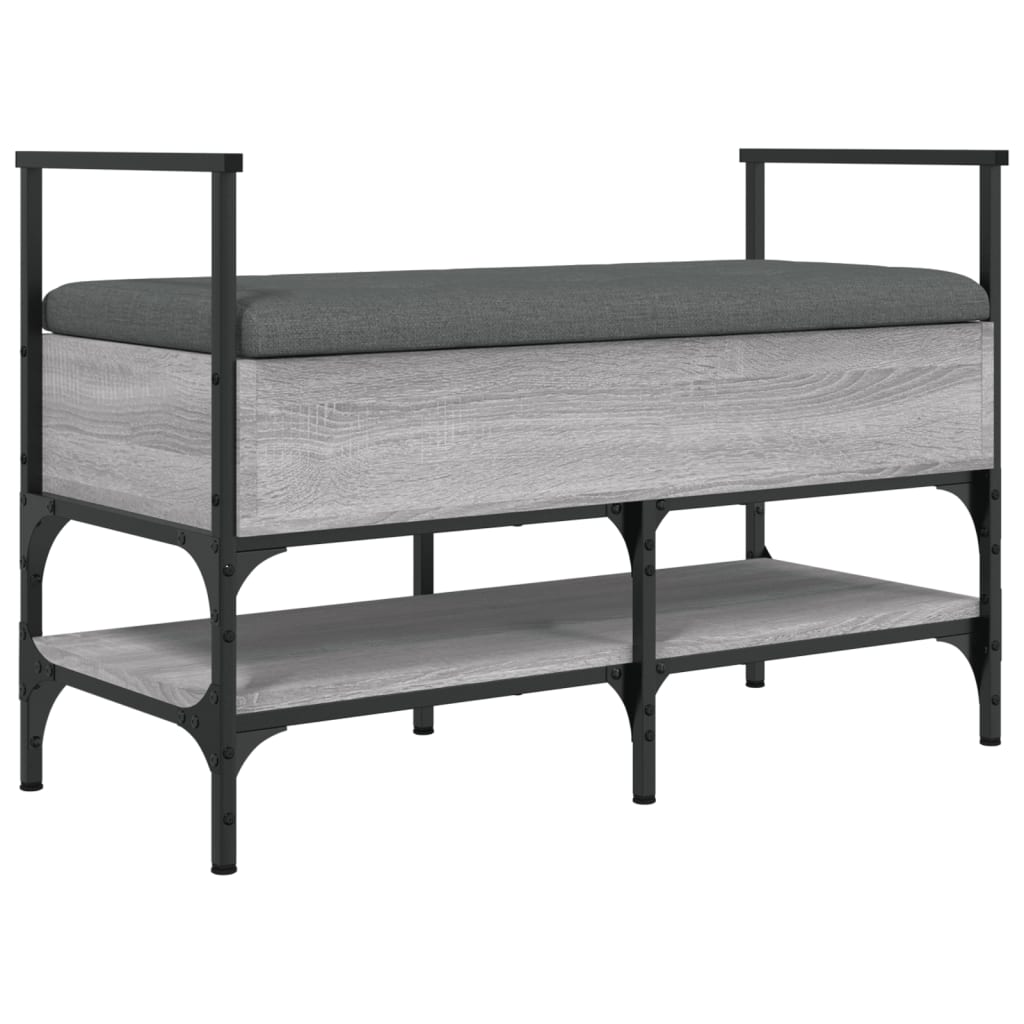 Schuhbank Grau Sonoma 85,5x42x57,5 cm Holzwerkstoff - Pazzar.ch