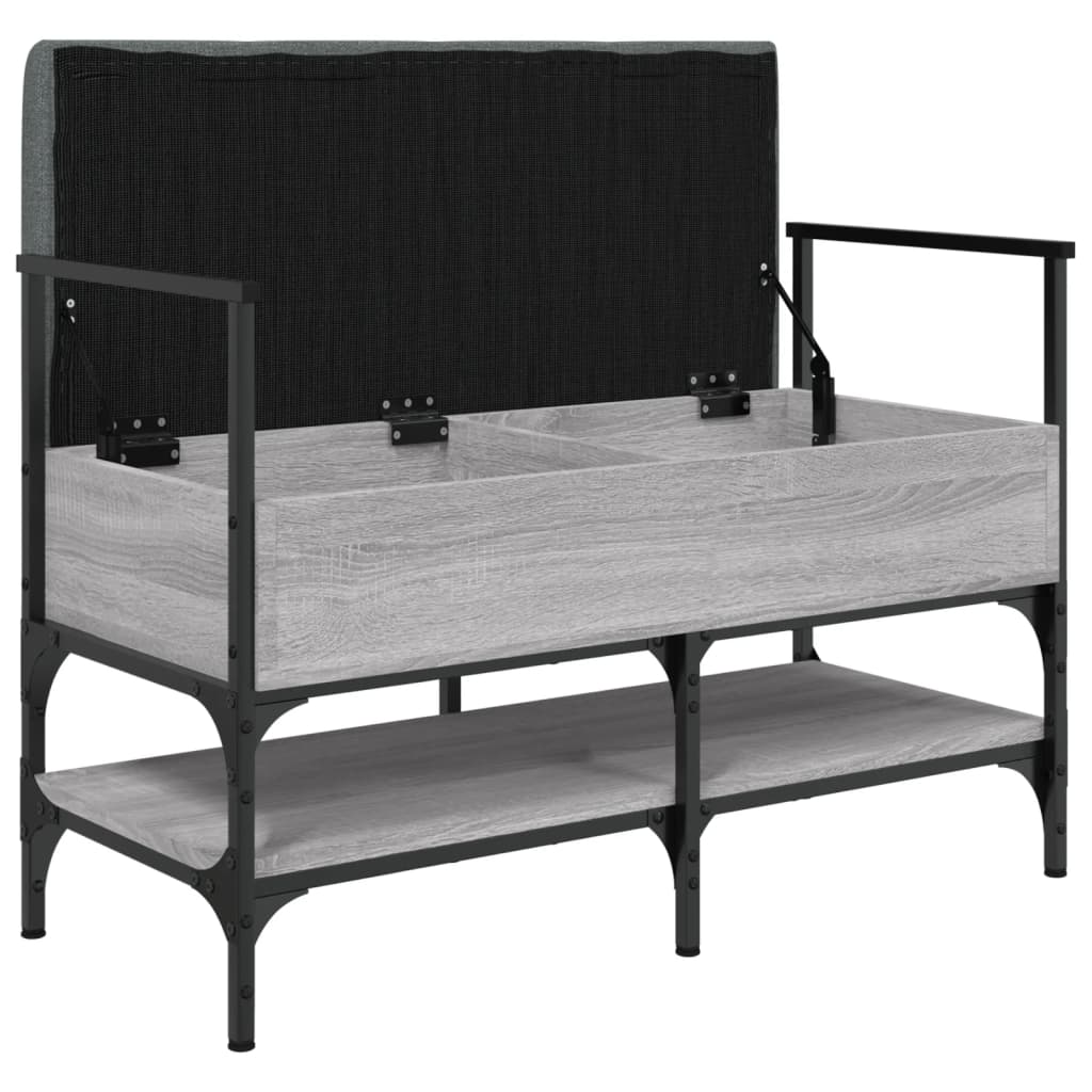 Schuhbank Grau Sonoma 85,5x42x57,5 cm Holzwerkstoff - Pazzar.ch