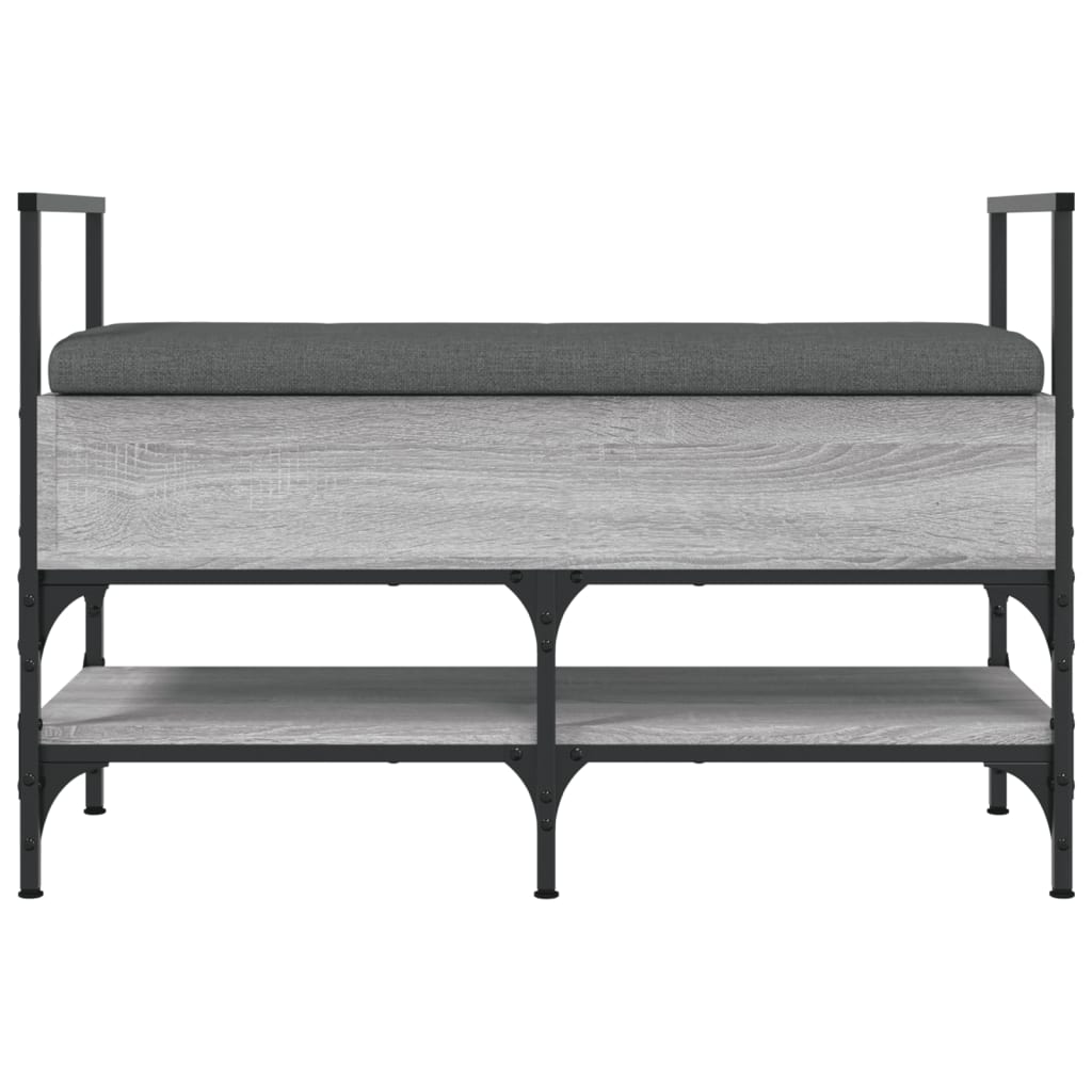 Schuhbank Grau Sonoma 85,5x42x57,5 cm Holzwerkstoff - Pazzar.ch