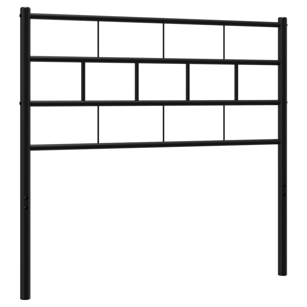 Kopfteil Metall Schwarz 75 cm - Pazzar.ch