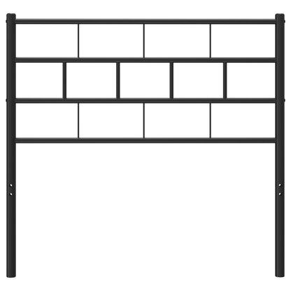 Kopfteil Metall Schwarz 75 cm - Pazzar.ch