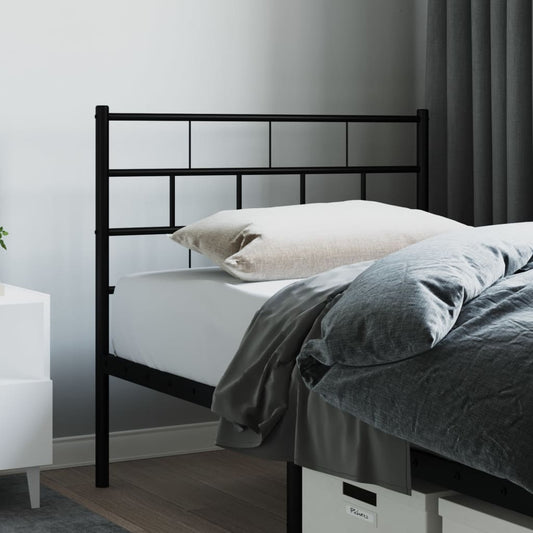 Kopfteil Metall Schwarz 80 cm - Pazzar.ch