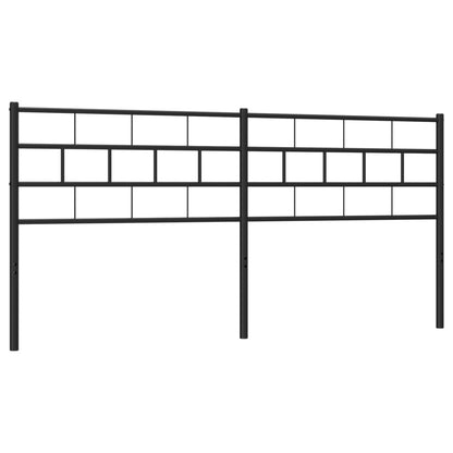 Kopfteil Metall Schwarz 200 cm - Pazzar.ch