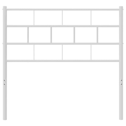Kopfteil Metall Weiß 80 cm - Pazzar.ch