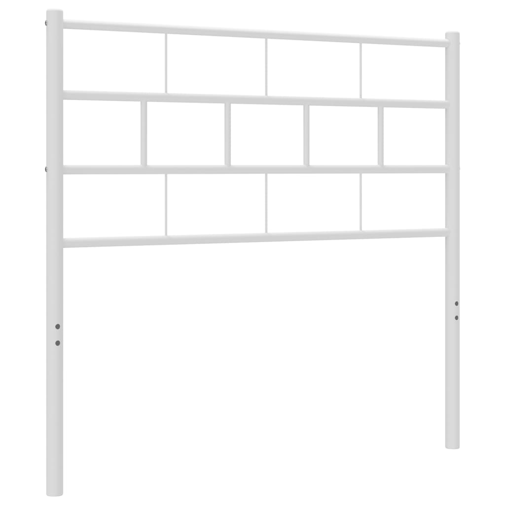 Kopfteil Metall Weiß 107 cm - Pazzar.ch