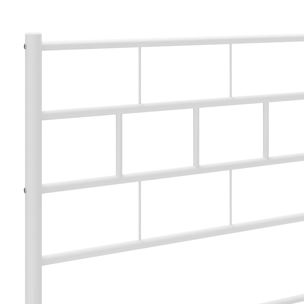 Kopfteil Metall Weiß 107 cm - Pazzar.ch