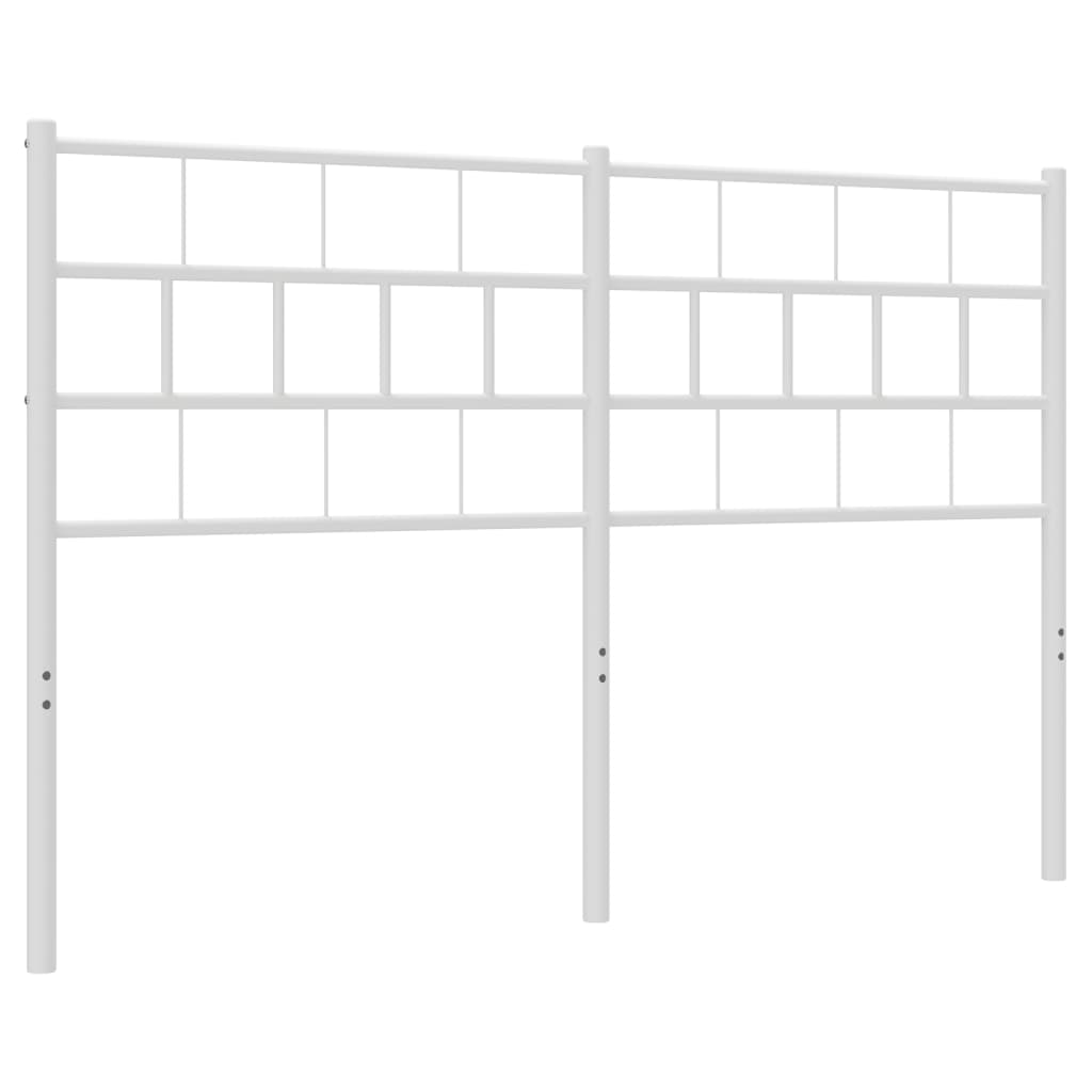 Kopfteil Metall Weiß 120 cm - Pazzar.ch