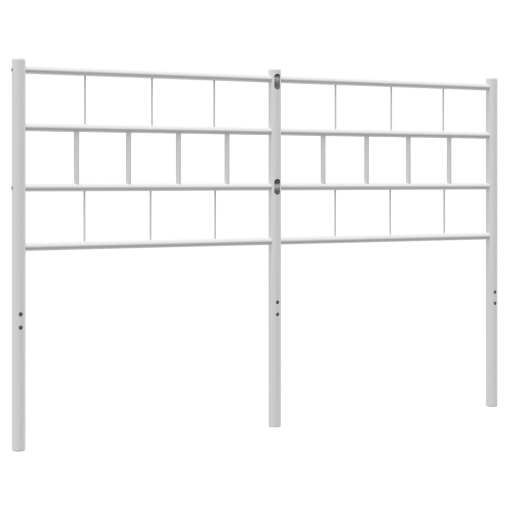 Kopfteil Metall Weiß 120 cm - Pazzar.ch