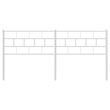 Kopfteil Metall Weiß 160 cm - Pazzar.ch
