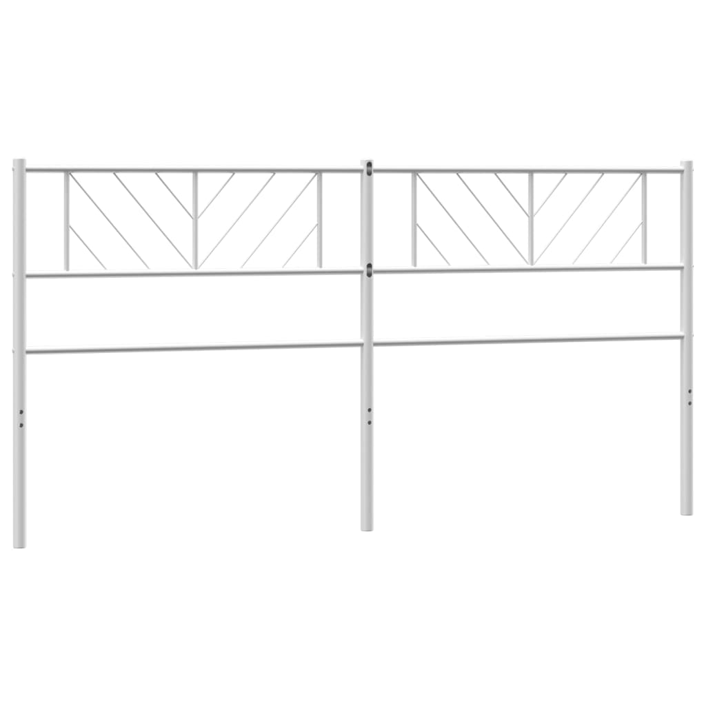 Kopfteil Metall Weiß 200 cm - Pazzar.ch