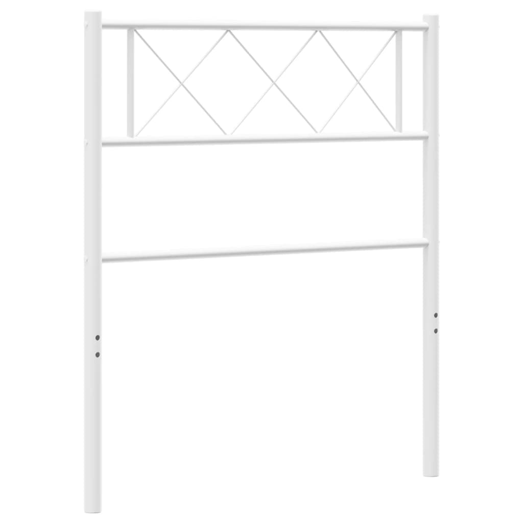 Kopfteil Metall Weiß 75 cm - Pazzar.ch